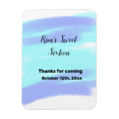 EENVOUDIG MINIMAL, liefje zestien elegante moderne Magneet (Verticaal)