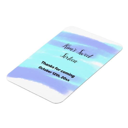 EENVOUDIG MINIMAL, liefje zestien elegante moderne Magneet (Linkerzijde)