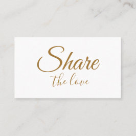 EENVOUDIG MINIMAL voeg het adres van de jouw naam  Aanbevelingskaartje