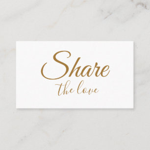 EENVOUDIG MINIMAL voeg het adres van de jouw naam  Aanbevelingskaartje