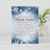 Eenvoudig Minimal Winter Secret Kerstfeest Kaart (Staand voorkant)