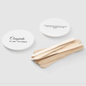 Eenvoudig minimale felicitaties met pensionering handwaaier (Niet-gemonteerd)