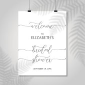 Eenvoudig Minimale het Welkome Teken van het Manus Poster