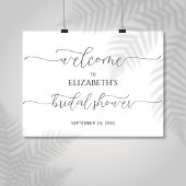 Eenvoudig Minimale het Welkome Teken van het Manus Poster