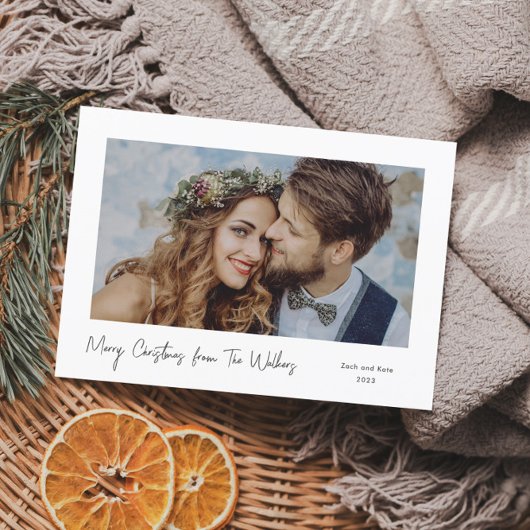 Eenvoudig Minimale Kerstmis Kaart