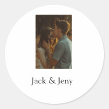 Eenvoudig minimale kleurrijke add name-fototekstka