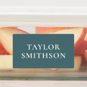 Eenvoudig minimale Sage Green Add Jouw naam School Labels (Aangebracht)