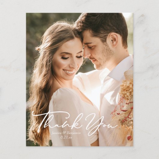 Eenvoudig Minimale scriptbudget Fotobruiloft bedan (Voorkant)