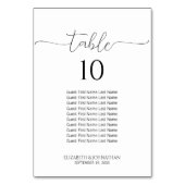 Eenvoudig Minimale scriptweddenschappen Kaart (Voorkant)