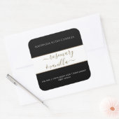 Eenvoudig Minimale sticker met kaarslabel voor scr (Envelop)