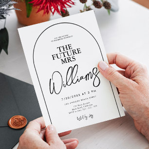 Eenvoudig Minimale Vrijgezellenfeest van het Manus Kaart