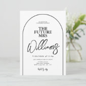 Eenvoudig Minimale Vrijgezellenfeest van het Manus Kaart (Staand voorkant)