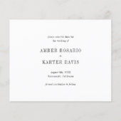 Eenvoudig Minimale Wit van de begroting sparen de  (Achterkant)