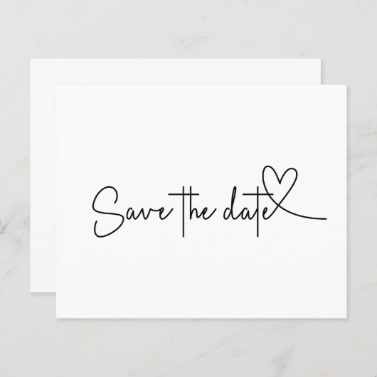 Eenvoudig Minimale Wit van de begroting sparen de (Voorkant / Achterkant)