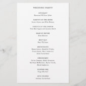 Eenvoudig minimaliseringsprogramma voor budgetwedd flyer (Achterkant)