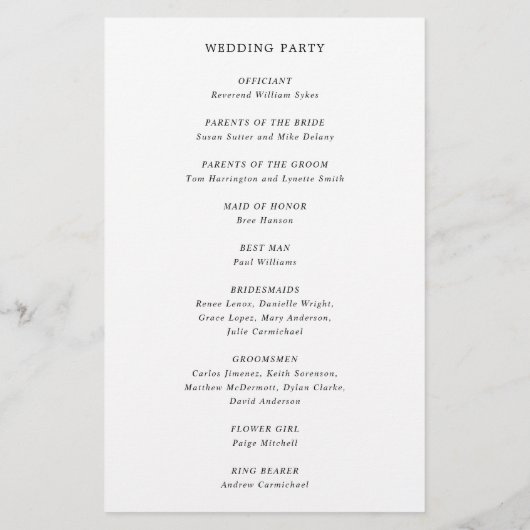 Eenvoudig minimaliseringsprogramma voor budgetwedd flyer (Achterkant)