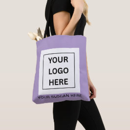 Eenvoudig Minimalistisch Aangepast Logo & Tekst Pr Tote Bag