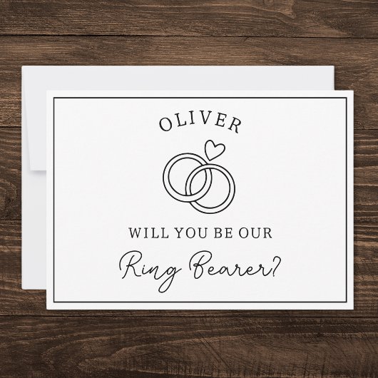 Eenvoudig minimalistisch aangepast voorstel voor r kaart