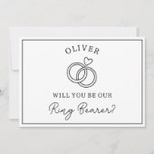 Eenvoudig minimalistisch aangepast voorstel voor r kaart (Voorkant)