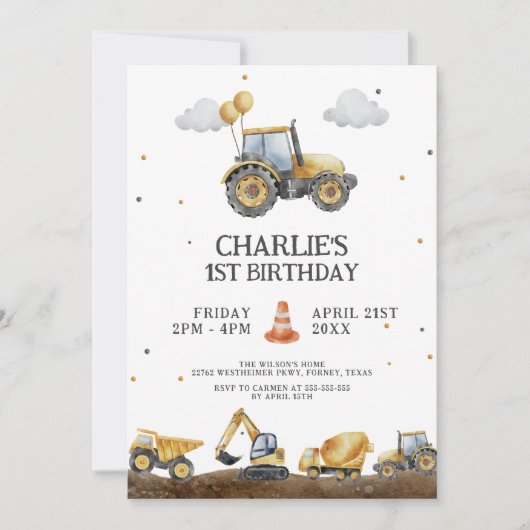 Eenvoudig minimalistisch aantal vrachtwagens kaart (Voorkant)