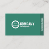 Eenvoudig minimalistisch aantrekkelijk visitekaartje (Voorkant)