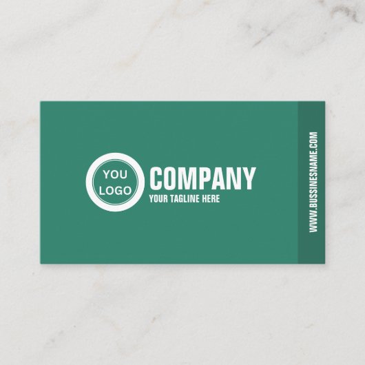 Eenvoudig minimalistisch aantrekkelijk visitekaartje (Voorkant)