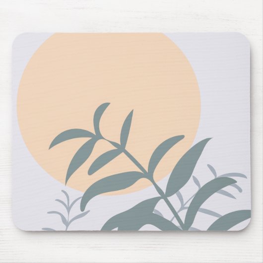 Eenvoudig minimalistisch Abstract kunstwerk | Muismat (Voorkant)