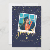 Eenvoudig minimalistisch Afstuderen fotoAfstuderen Aankondiging (Voorkant)