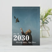 Eenvoudig minimalistisch Afstuderen Kaart (Staand voorkant)