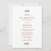 Eenvoudig minimalistisch afvallen vertrekt terraco kaart (Voorkant)