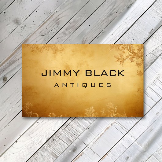Eenvoudig minimalistisch  Antiek Visitekaartje