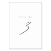 Eenvoudig minimalistisch bewerkbaar bewerkbaar tab kaart (Achterkant)