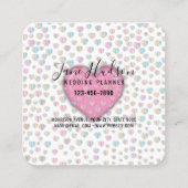 Eenvoudig, minimalistisch bewerkbaar Visitekaartje (Achterkant)