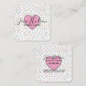 Eenvoudig, minimalistisch bewerkbaar Visitekaartje (Voorkant / Achterkant)