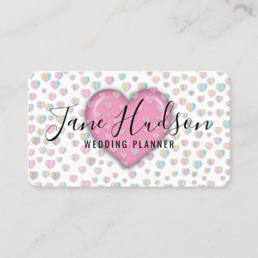 Eenvoudig, minimalistisch bewerkbaar Visitekaartje (Voorkant)