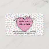 Eenvoudig, minimalistisch bewerkbaar Visitekaartje (Achterkant)