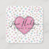 Eenvoudig, minimalistisch bewerkbaar Visitekaartje (Voorkant)