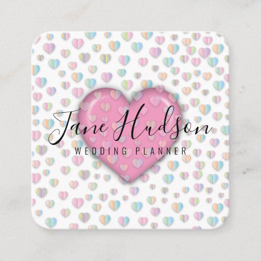 Eenvoudig, minimalistisch bewerkbaar Visitekaartje (Voorkant)