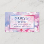 Eenvoudig, minimalistisch bewerkbaar Visitekaartje (Achterkant)