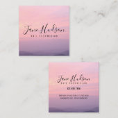 Eenvoudig, minimalistisch bewerkbaar Visitekaartje (Voorkant / Achterkant)