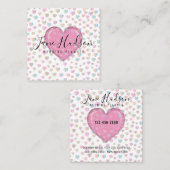 Eenvoudig, minimalistisch bewerkbaar Visitekaartje (Voorkant / Achterkant)