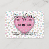 Eenvoudig, minimalistisch bewerkbaar Visitekaartje (Achterkant)