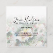 Eenvoudig, minimalistisch bewerkbaar Visitekaartje (Achterkant)