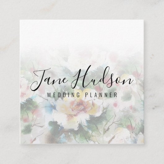 Eenvoudig, minimalistisch bewerkbaar Visitekaartje (Voorkant)