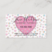 Eenvoudig, minimalistisch bewerkbaar Visitekaartje (Achterkant)