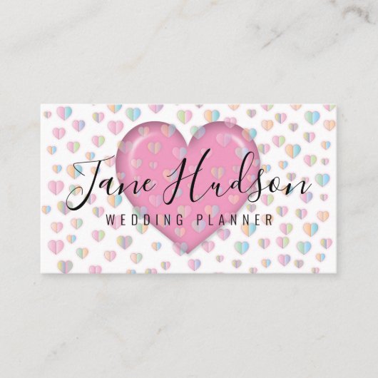 Eenvoudig, minimalistisch bewerkbaar Visitekaartje (Voorkant)