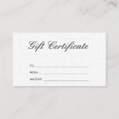 Eenvoudig minimalistisch | Boho Dot Pattern Kortingskaartje (Achterkant)