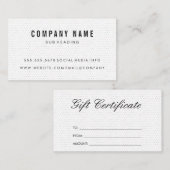 Eenvoudig minimalistisch | Boho Dot Pattern Kortingskaartje (Voorkant / Achterkant)