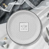 Eenvoudig minimalistisch Bord voor bruiloft zwarte