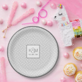 Eenvoudig minimalistisch Bord voor bruiloft zwarte (Feest)